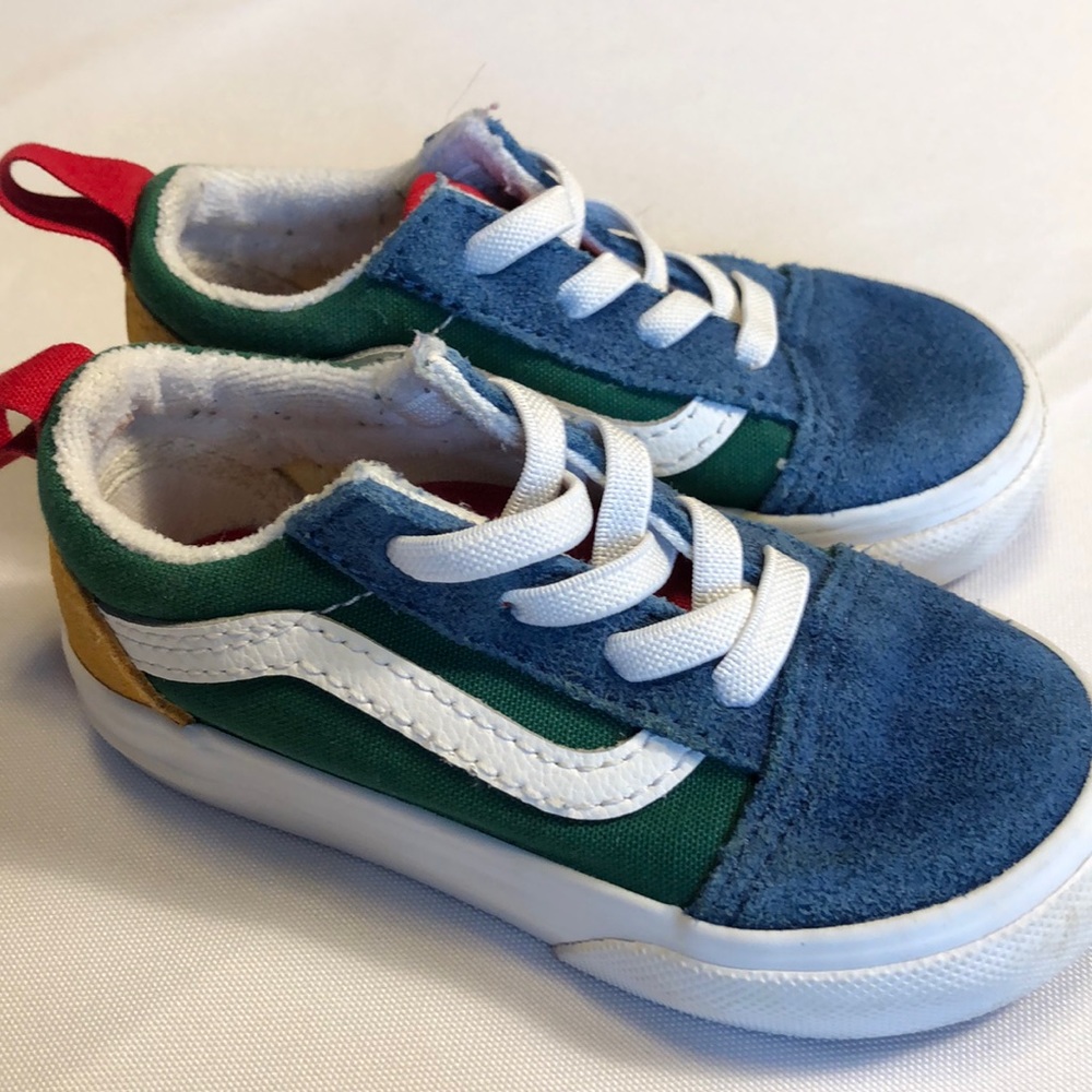 Vans Old Skool Color-Block Slip on Skate Shoe Size 6